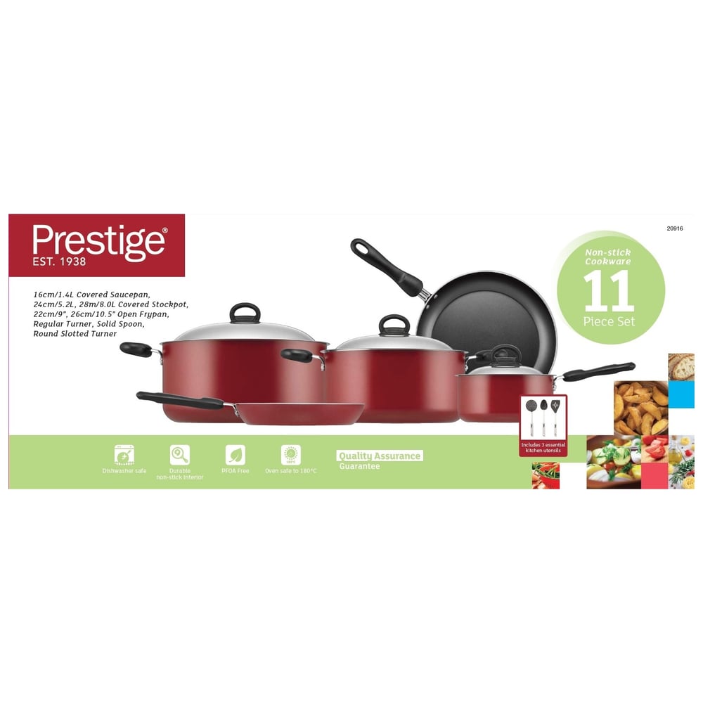 Prestige Cookware Set 11Pc Prestige Cookware Set 11Pc