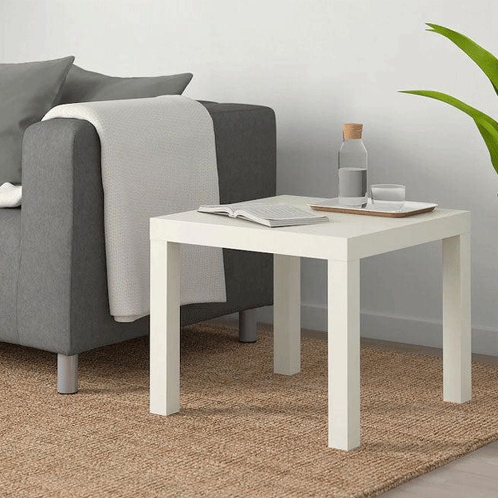 Ikea Side Table, White Ikea Side Table, White