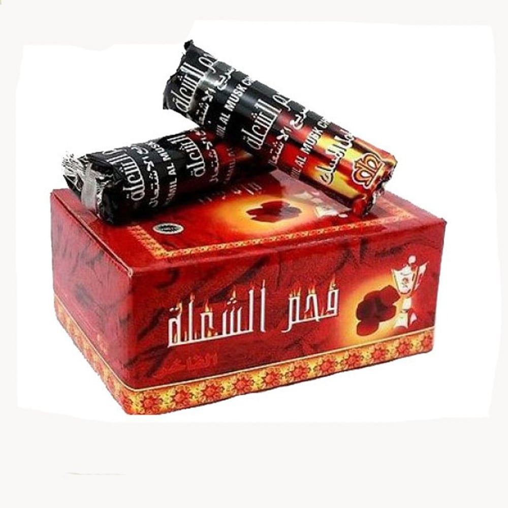 Al Saqer-hamil Al Musk Charcoal 100pcs-alshoala Charcoal-bakhoor Coal-sheesha Coal-hooka Coal Al Saqer-hamil Al Musk Charcoal 100pcs-alshoala Charcoal-bakhoor Coal-sheesha Coal-hooka Coal