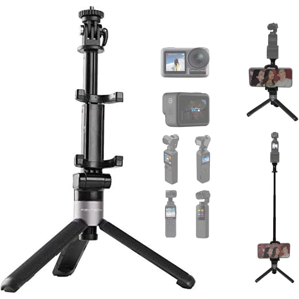 PGYTECH Action Camera Extension Pole Tripod Plus With Phone Holder PGYTECH Action Camera Extension Pole Tripod Plus With Phone Holder