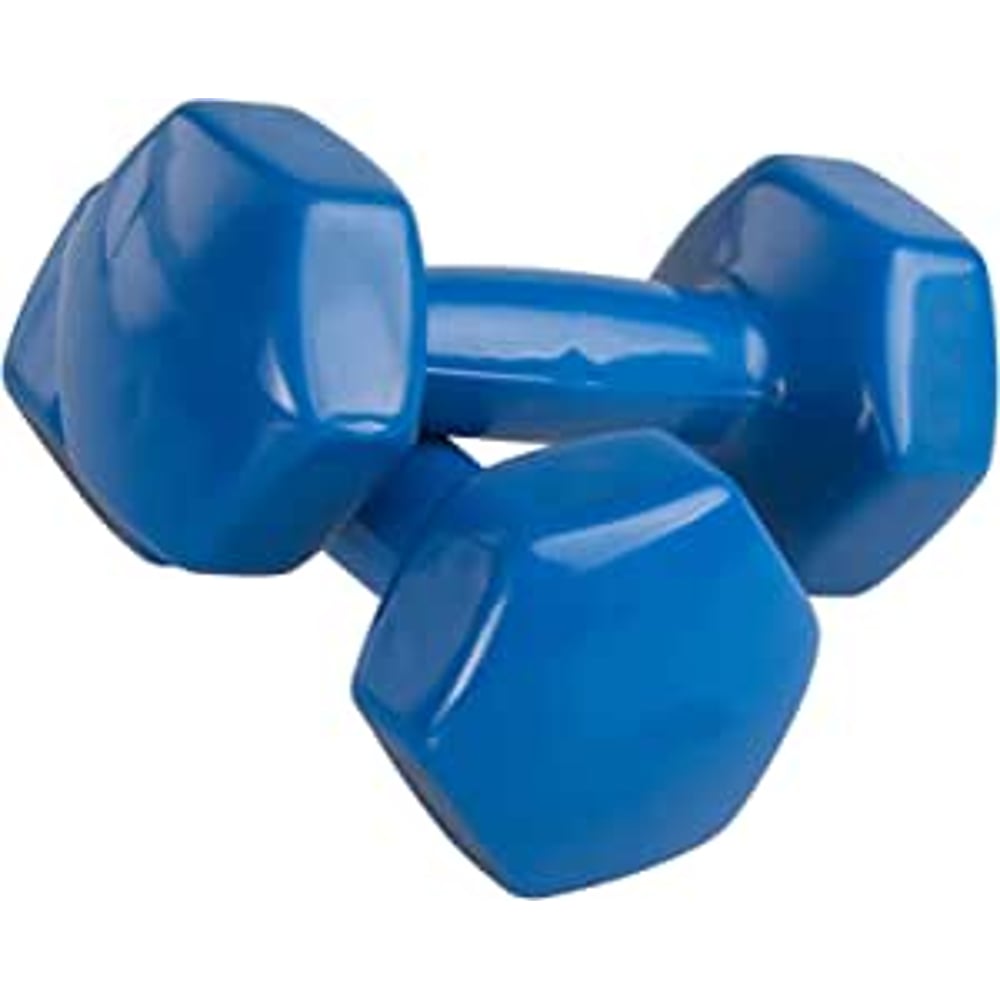 ULTIMAX - Deluxe Vinyl Dumbbell Hand Weight Set, Non-Slip, Hexagon Shape Neoprene Dipping Dumbbells Set, Assorted Colors for home gym - 5KG x 2