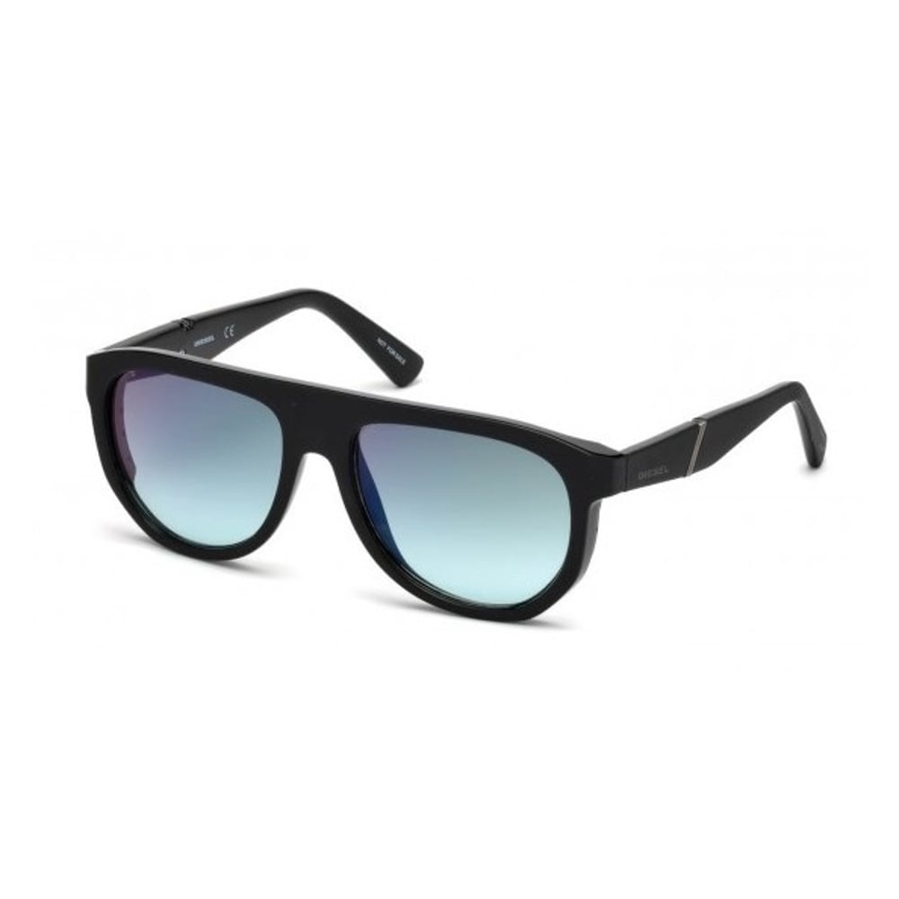 Diesel DL025-505Q-56 Black Men's Sunglass