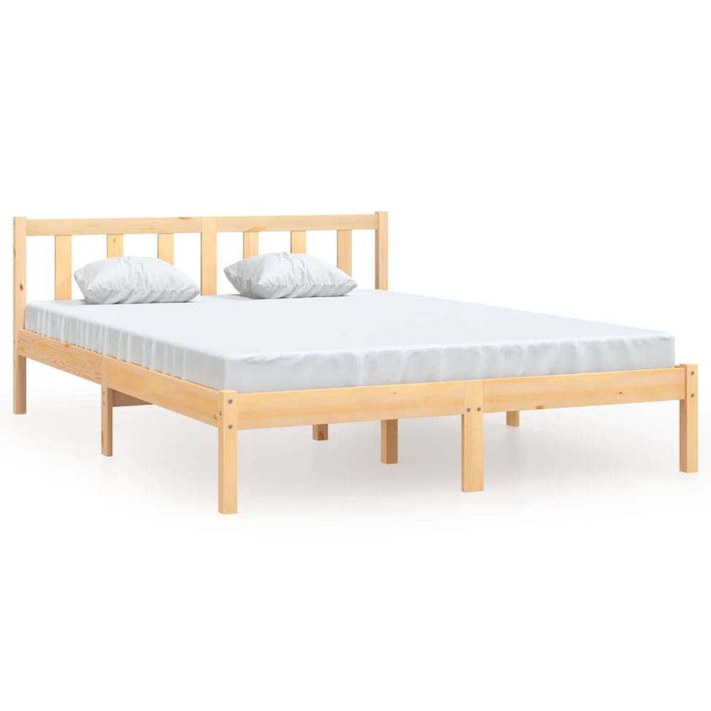 vidaXL Bed Frame Solid Pinewood 120x200 cm vidaXL Bed Frame Solid Pinewood 120x200 cm