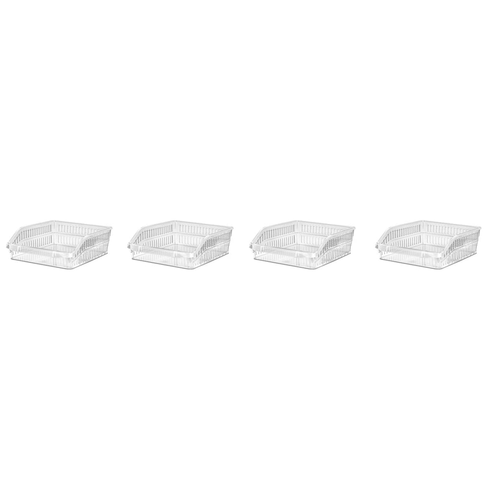 Hobby Life Orgamix Fridge Organizers Shallow 4-piece Set Transparent Hobby Life Orgamix Fridge Organizers Shallow 4-piece Set Transparent