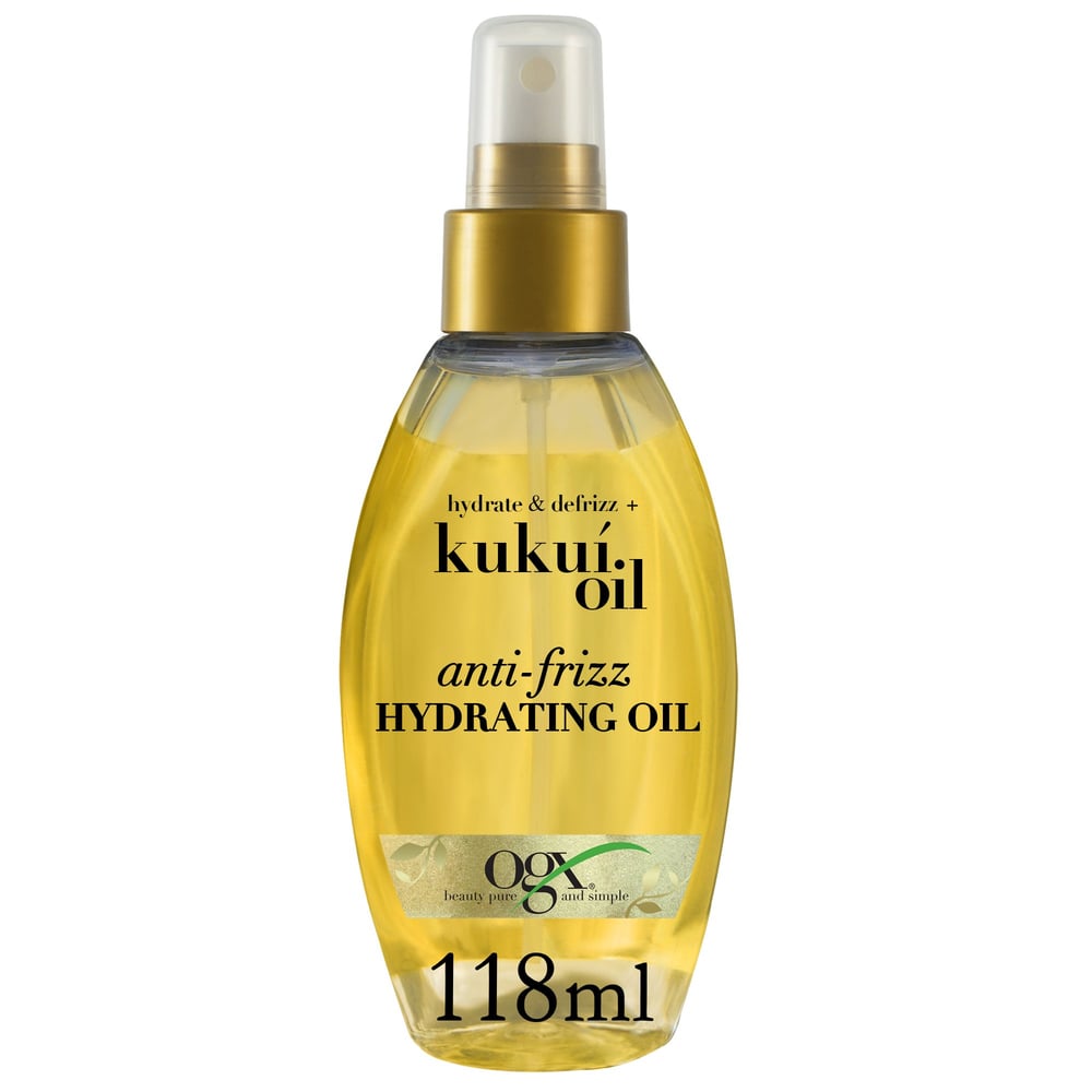 OGX Hair Oil Hydrate & Defrizz + Kukuí Oil Anti-Frizz Hydrating Spray 118ml