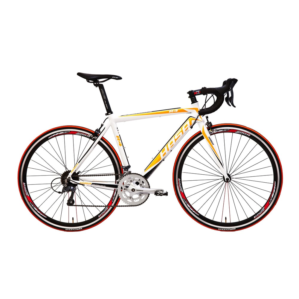 Hasa R4 700c Racing Bike - White/yellow, 50 Cm Hasa R4 700c Racing Bike - White/yellow, 50 Cm