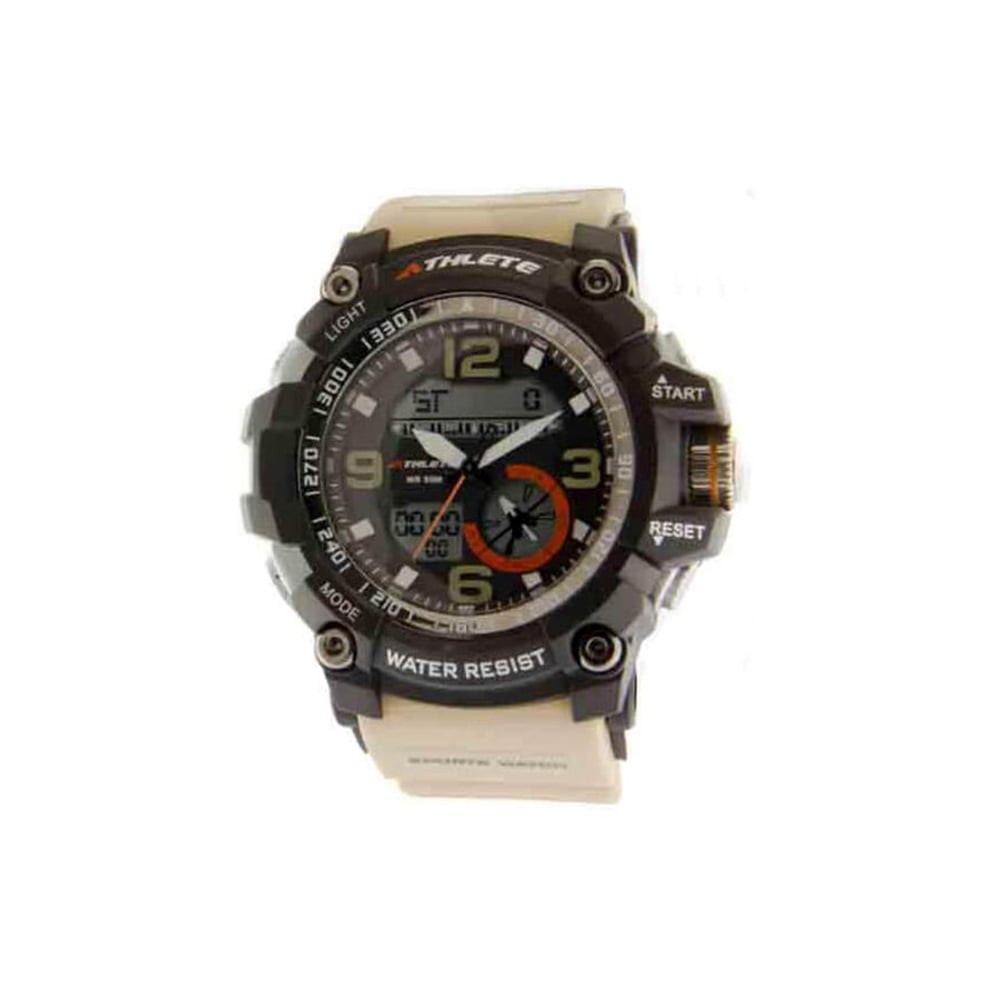 Eliz Athlete Mens/ana-digi/pu Strap/black-beige - Es8590g8nnc Eliz Athlete Mens/ana-digi/pu Strap/black-beige - Es8590g8nnc