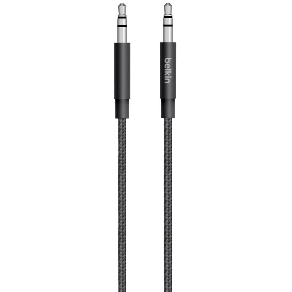 Belkin AV10164BT04BLK MIXIT Metallic AUX Cable Black