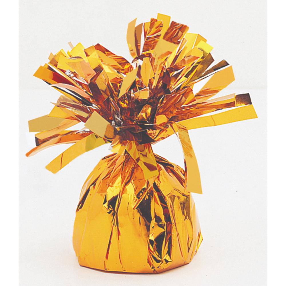 Unique- Foil Balloon Weight - Orange Unique- Foil Balloon Weight - Orange