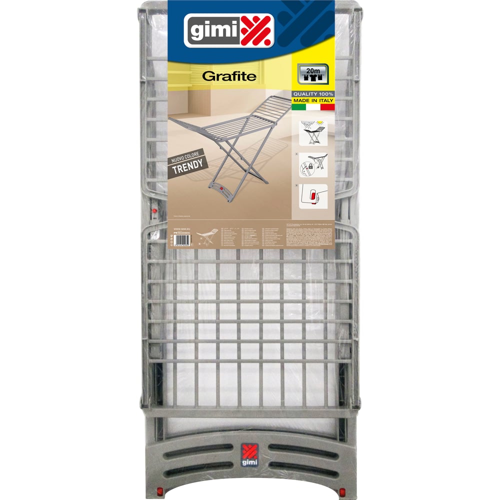 Gimi Grafite Resin Xlegs Clothes Dryer 20m Gimi Grafite Resin Xlegs Clothes Dryer 20m