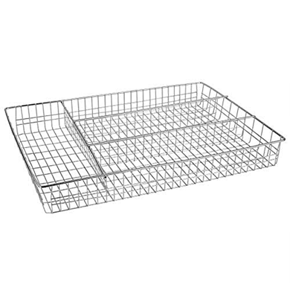Home Basics Chrome Plated Steel Cutlery And Flatware Tray Home Basics Chrome Plated Steel Cutlery And Flatware Tray