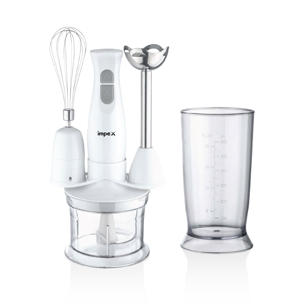 Impex Hb 3207 300 Watts Hand Blender Set With 2 Speeds Control