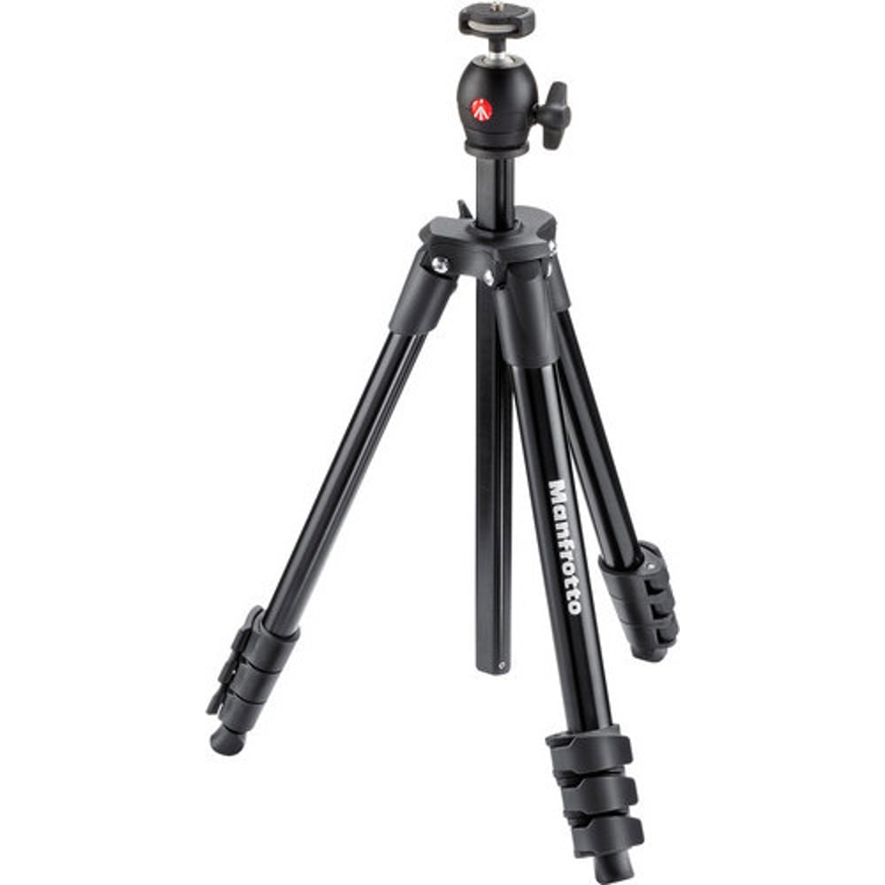 Manfrotto MKCOMPACTLTBK Compact Light Tripod Black