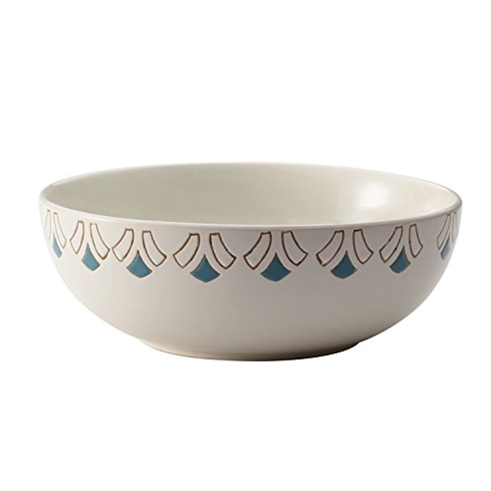 Rachael Ray Dinnerware Pendulum 10-Inch Round Stoneware Serving Bowl, Print Rachael Ray Dinnerware Pendulum 10-Inch Round Stoneware Serving Bowl, Print