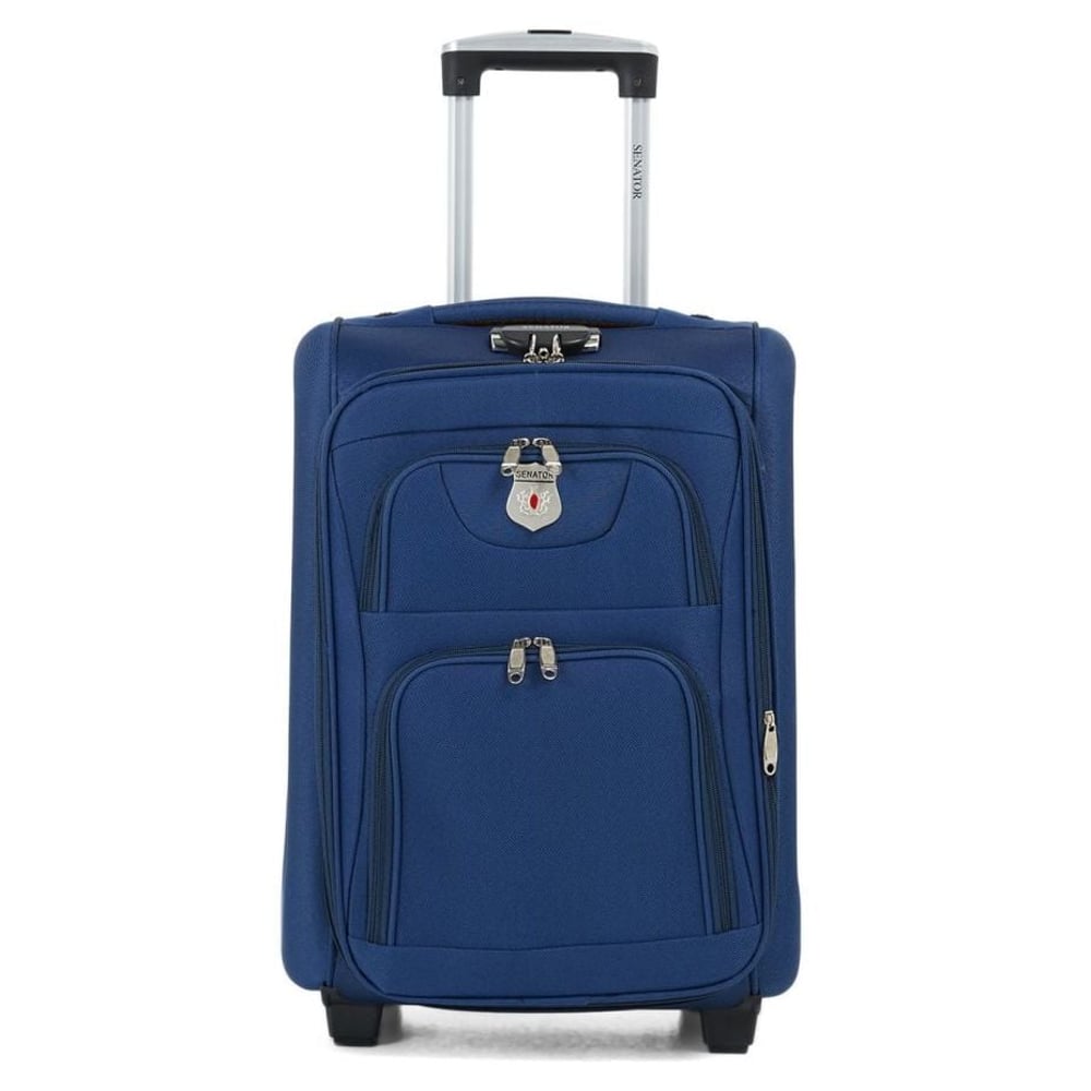 Senator KH10828NVY EVA Luggage Trolley Case Navy 28