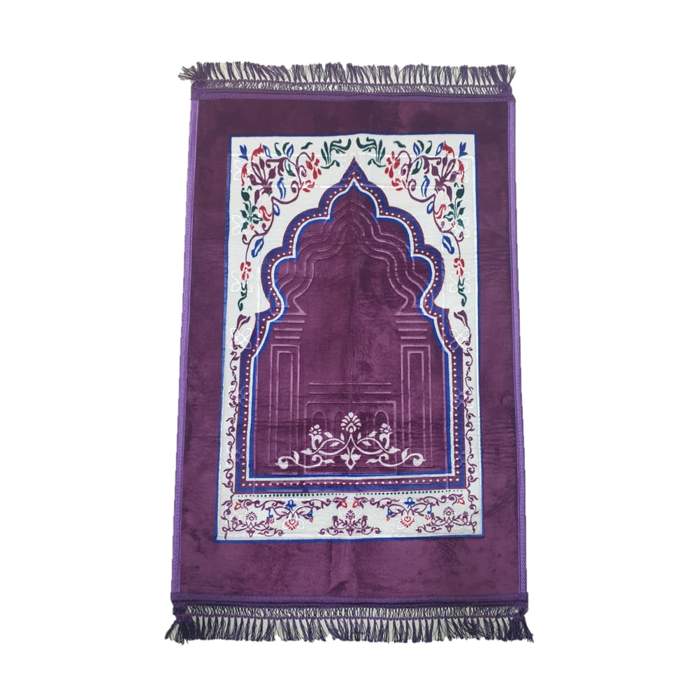 Permata Doa Prayer Mat Printed Purple Un00205 (80 X 120cm)
