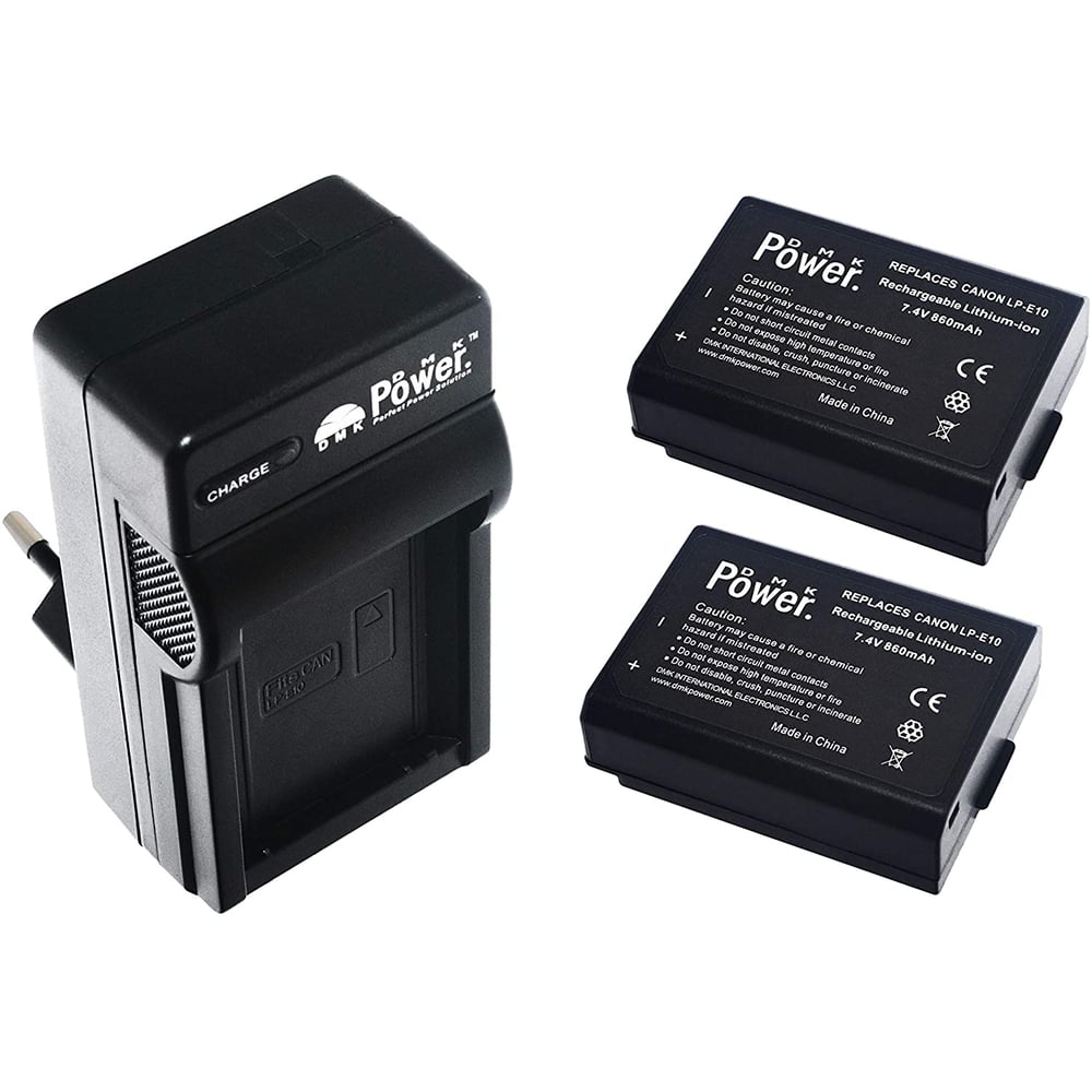 Dmk Power Lp-e10(860mah) 2pack Battery And Battery Charger For Canon Eos Rebel T3 T5 T6 T7 Kiss X50 Kiss X70 Eos 1100d Eos 1200d Eos 1300d Eos 2000d Digital Cameras Dmk Power Lp-e10(860mah) 2pack Battery And Battery Charger For Canon Eos Rebel T3 T5 T6 T7 Kiss X50 Kiss X70 Eos 1100d Eos 1200d Eos 1300d Eos 2000d Digital Cameras
