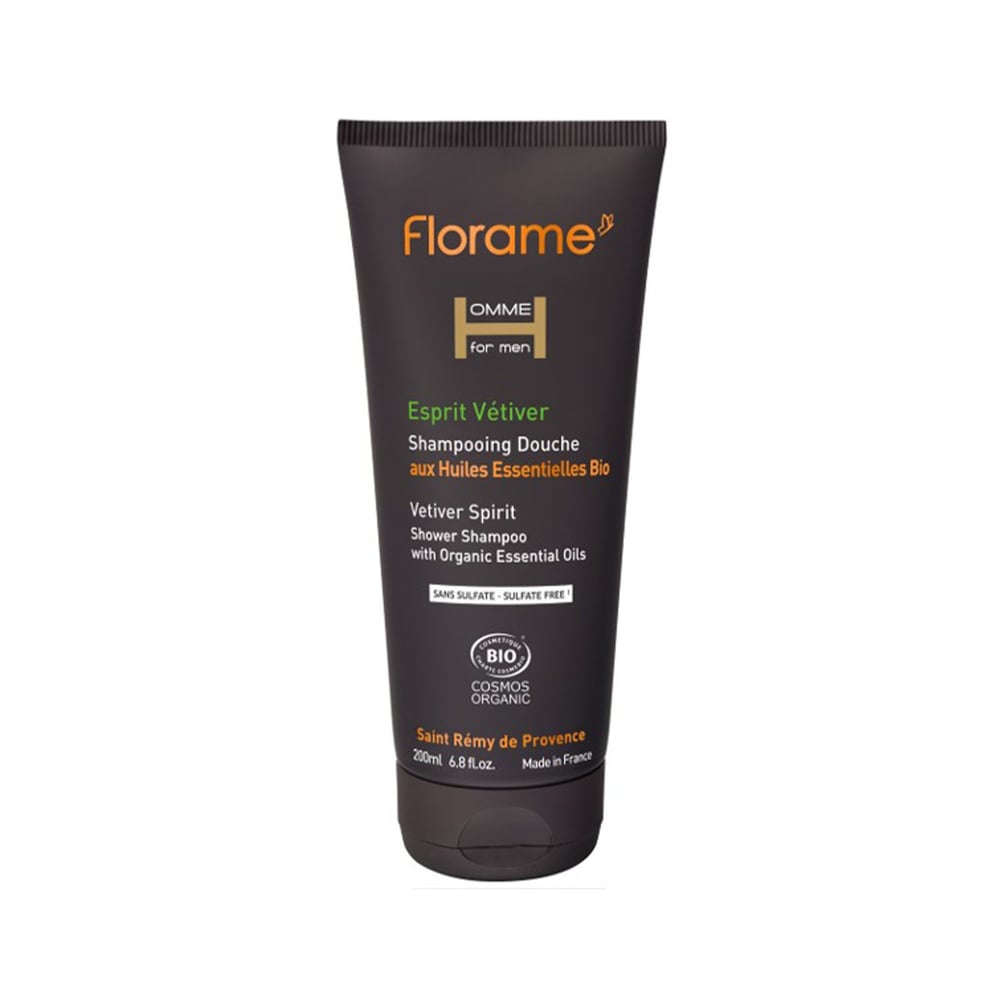 Florame Vetiver Spirit Shower Shampoo 200ml