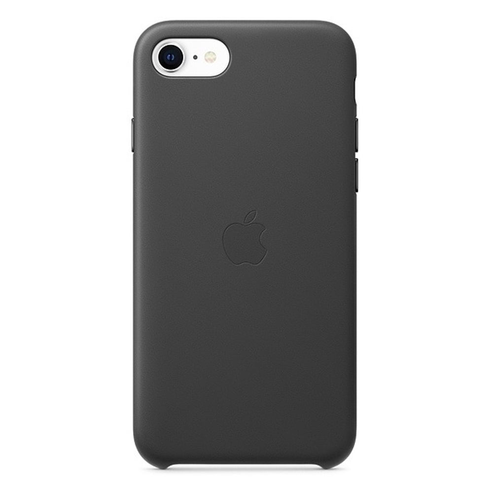 Apple Leather Case Black For iPhone SE