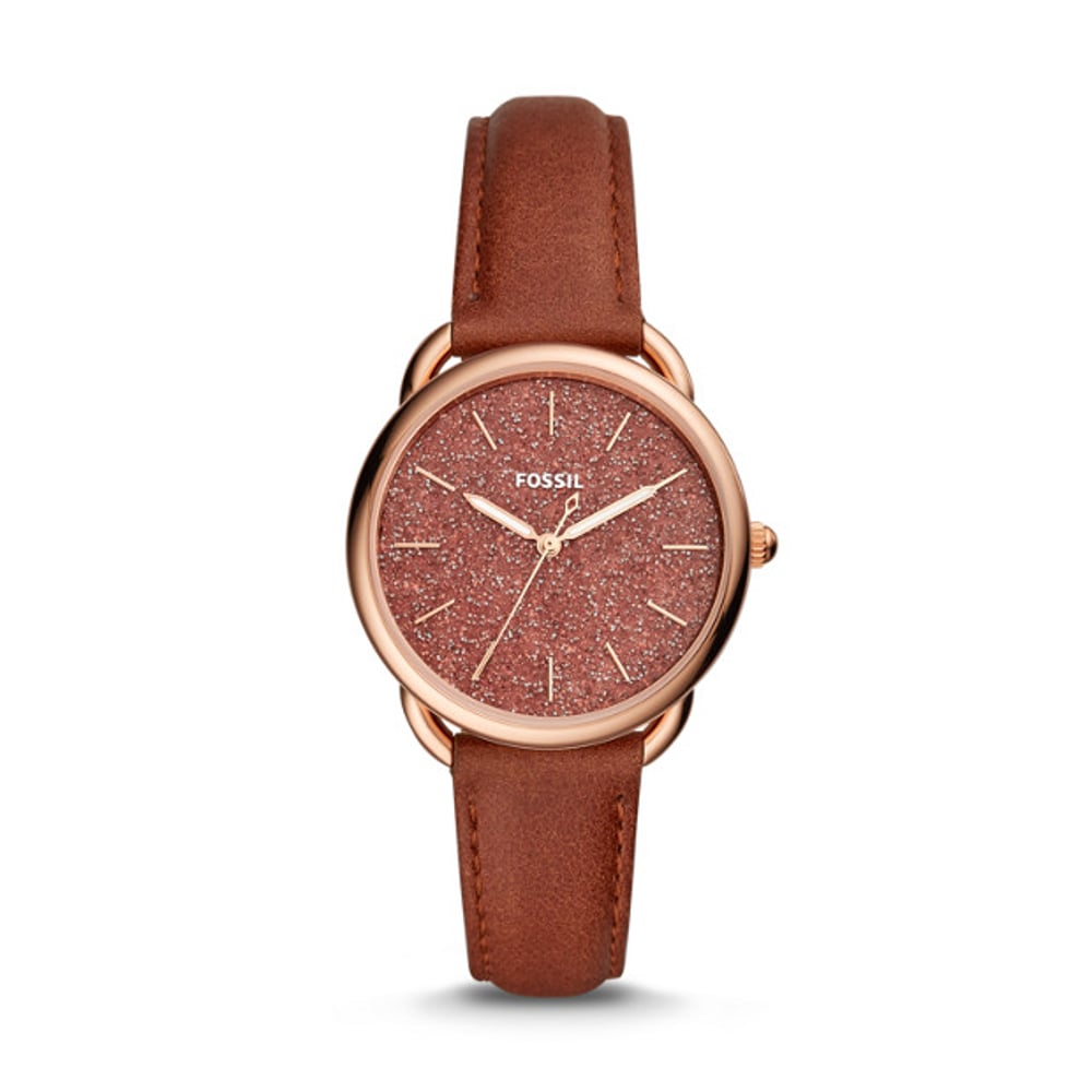 Fossil ES4420 Tailor Three-Hand Terracotta Leather Watch