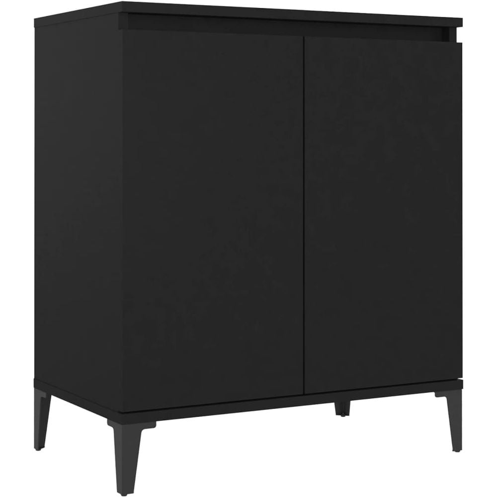 Vidaxl Sideboard Black 60x35x70 Cm Chipboard