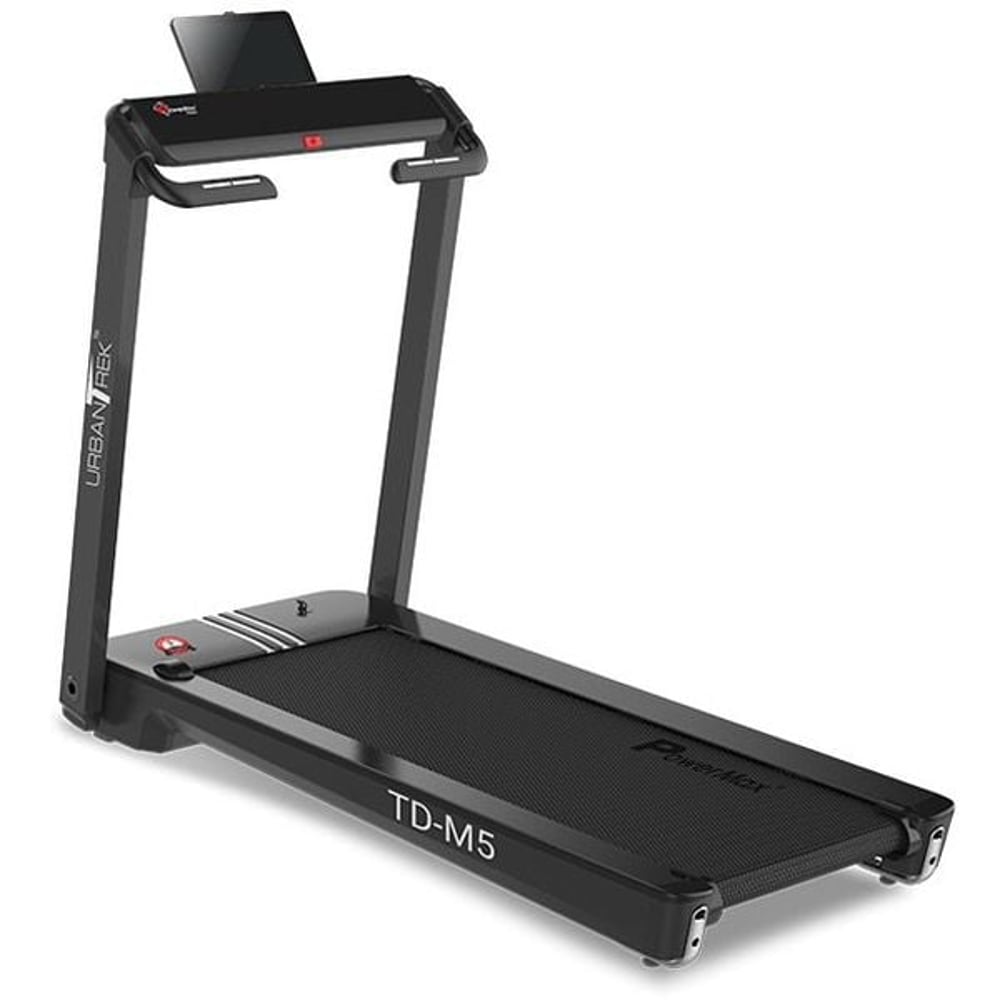 PowerMax UrbanTrek™2.5HP Multipurpose Treadmill with Intelligent Shock Absorption & Bluetooth