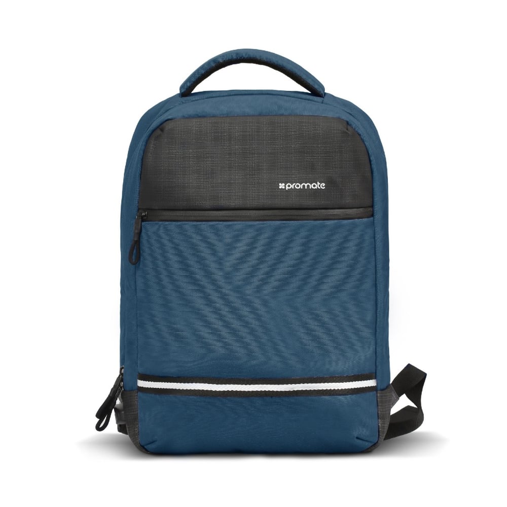 Promate 15.6 Laptop Backpack with Multi-Storage and Document Organizer, Explorer-BP Blue