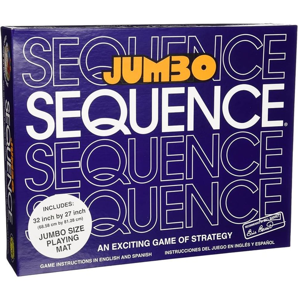 Jax 35261080805 Jumbo Sequence Tactical Board Game Set