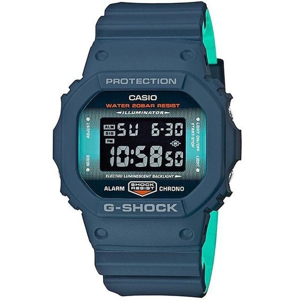 Casio DW-5600CC-2 G-Shock Navy Blue Resin Digital Watch Men