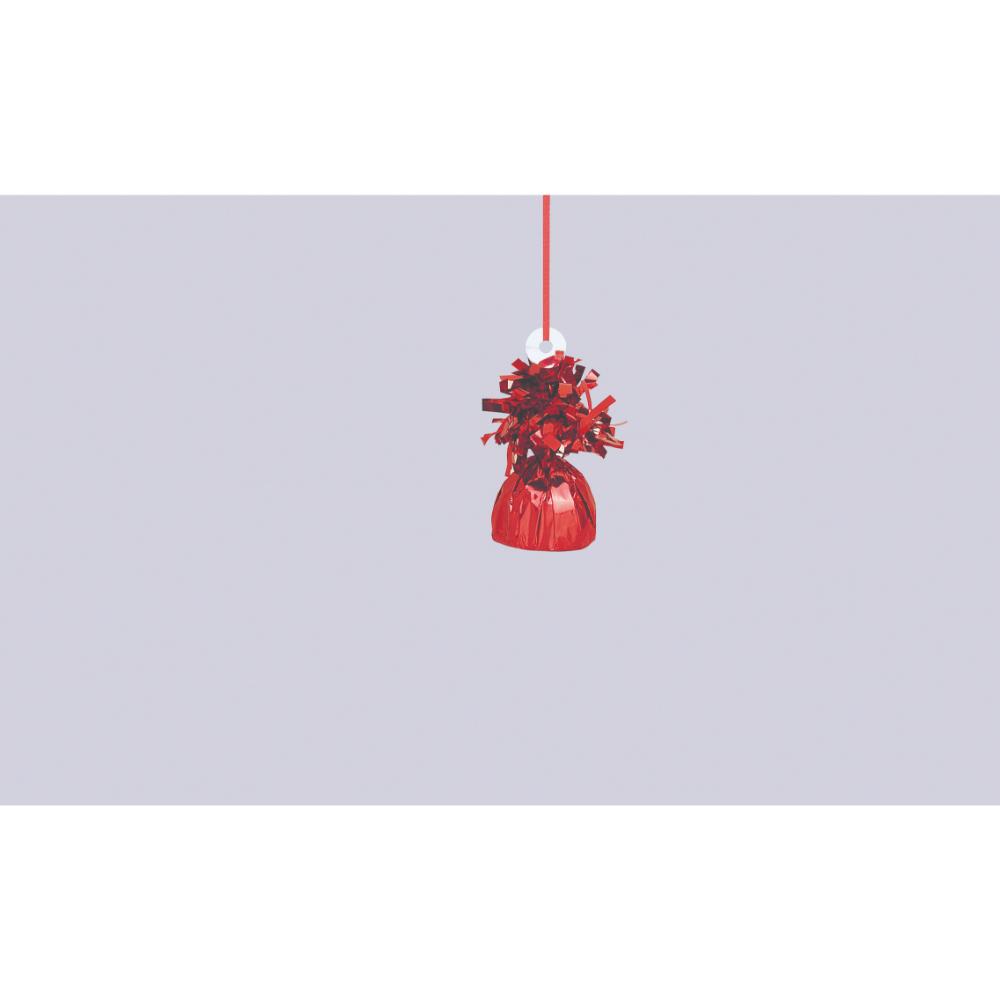 Unique- Foil Balloon Weight - Red Unique- Foil Balloon Weight - Red