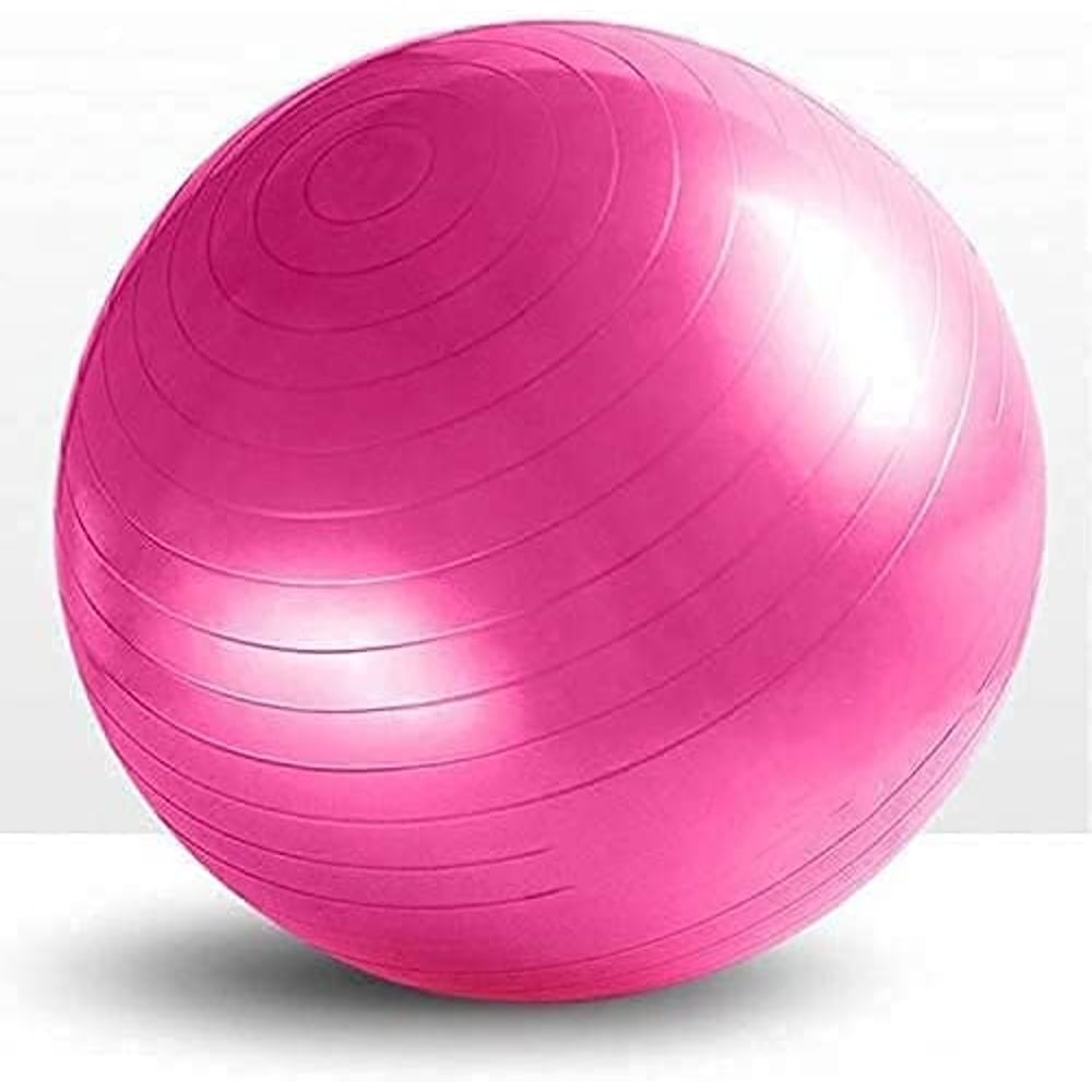ULTIMAX Yoga Ball Exercise Fitness Core Stability Balance Strength Anti-Burst Prenatal Birthing Yoga ball for Office Home Gym Design Balance Ball Pilates Core and Workout Ball - 75 cm (Pink) ULTIMAX Yoga Ball Exercise Fitness Core Stability Balance Strength Anti-Burst Prenatal Birthing Yoga ball for Office Home Gym Design Balance Ball Pilates Core and Workout Ball - 75 cm (Pink)