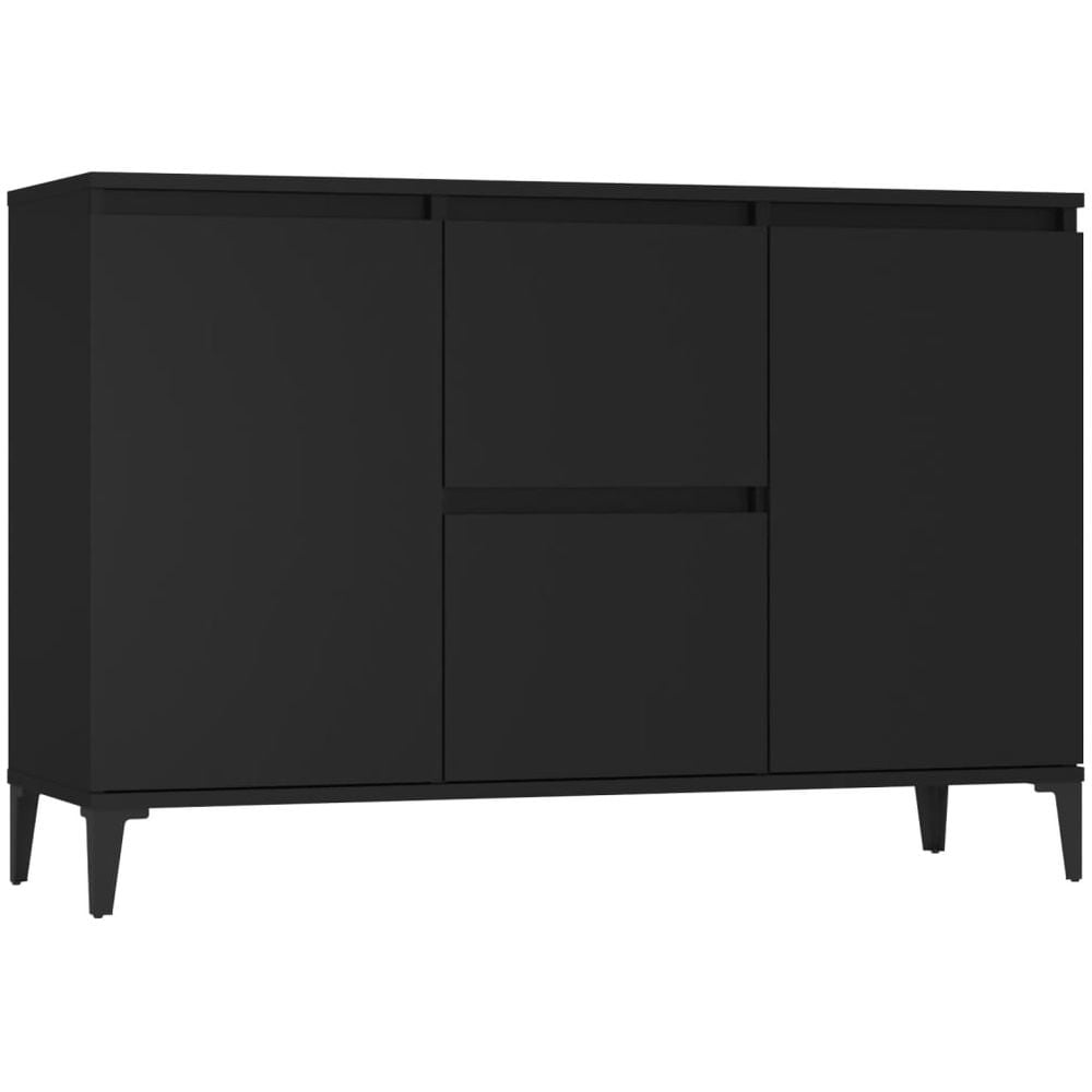 Vidaxl Sideboard Black 104x35x70 Cm Chipboard