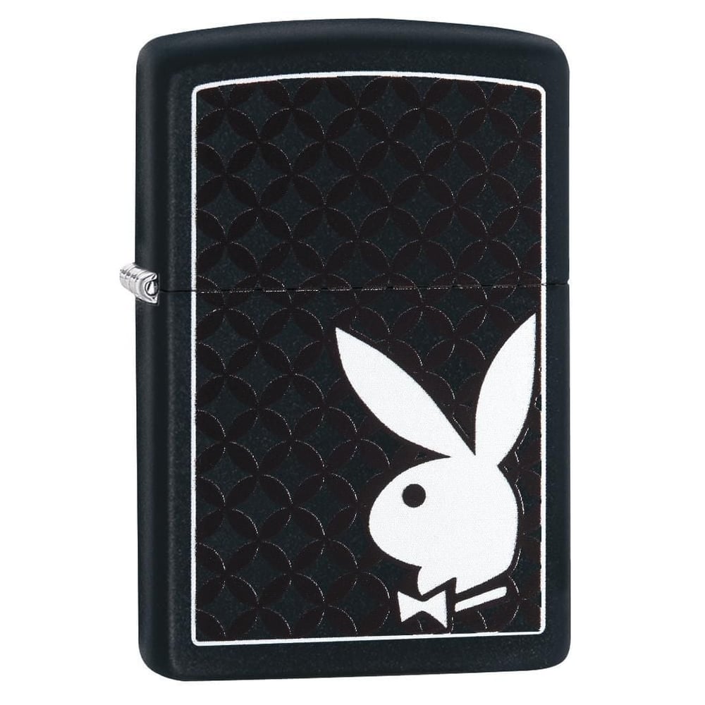 Zippo 29578 218 Playboy Black Matte Windproof Lighter Zippo 29578 218 Playboy Black Matte Windproof Lighter