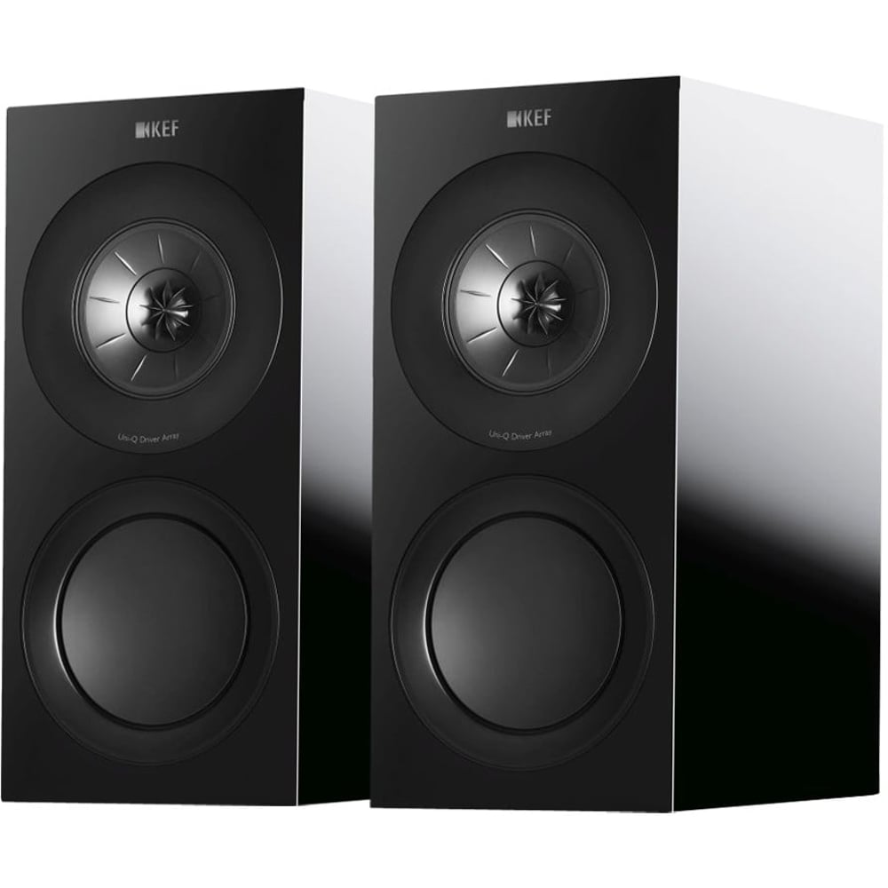 Kef R3 Bookshelf Speakers Black( Pair)