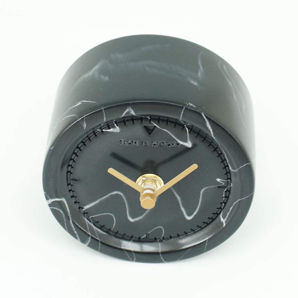 Silas Round Shape Table Clock 10.7*10.7*6.9 cm Silas Round Shape Table Clock 10.7*10.7*6.9 cm