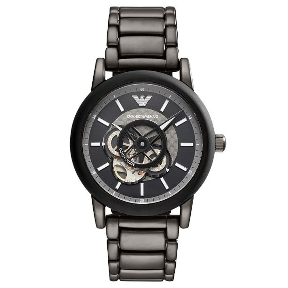 Emporio Armani AR60010 Luigi Matte Gunmetal Stainless Steel Men Watch