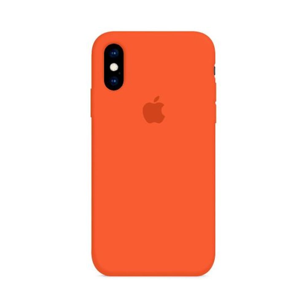 Detrend Silicone Case Soft Ultra Slim Shock Proof Cover Fot Iphone XS & Iphone X Orange
