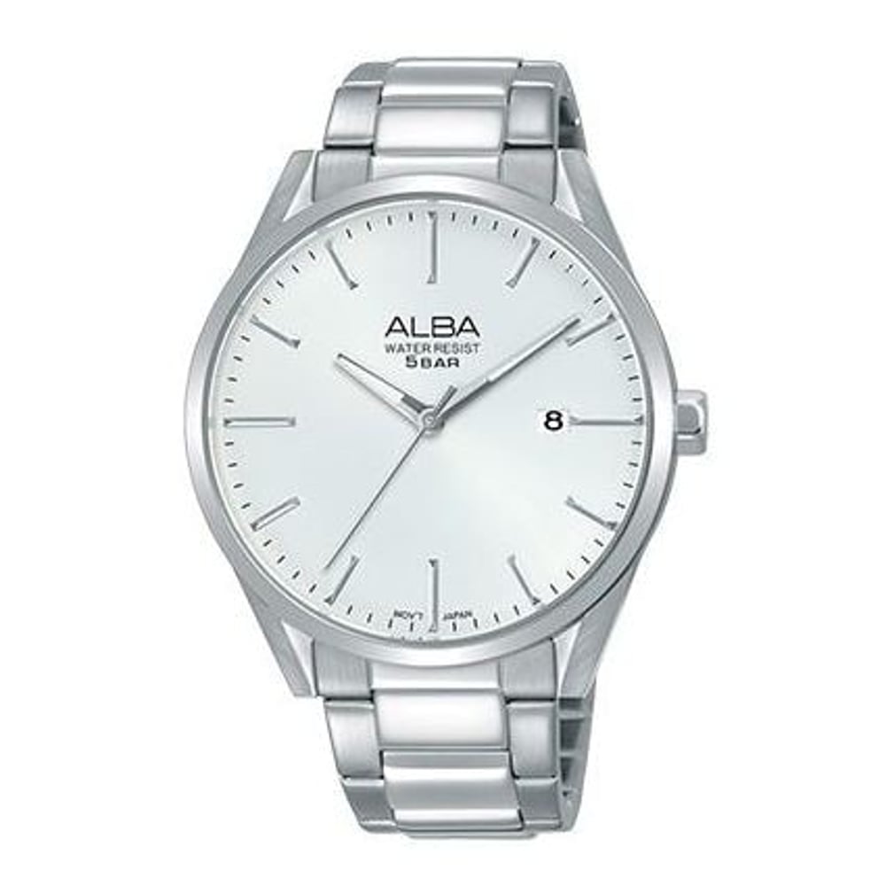 Alba AS9G55X1 Stainless steel/Silver White Gent's Watch