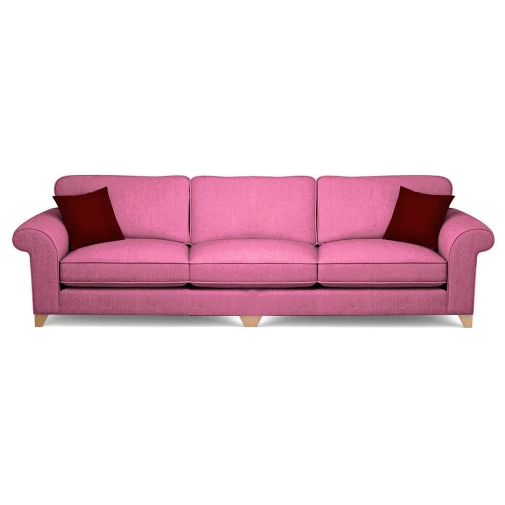 Galaxy Design Angelic 3 Seater Sofa Light Pink