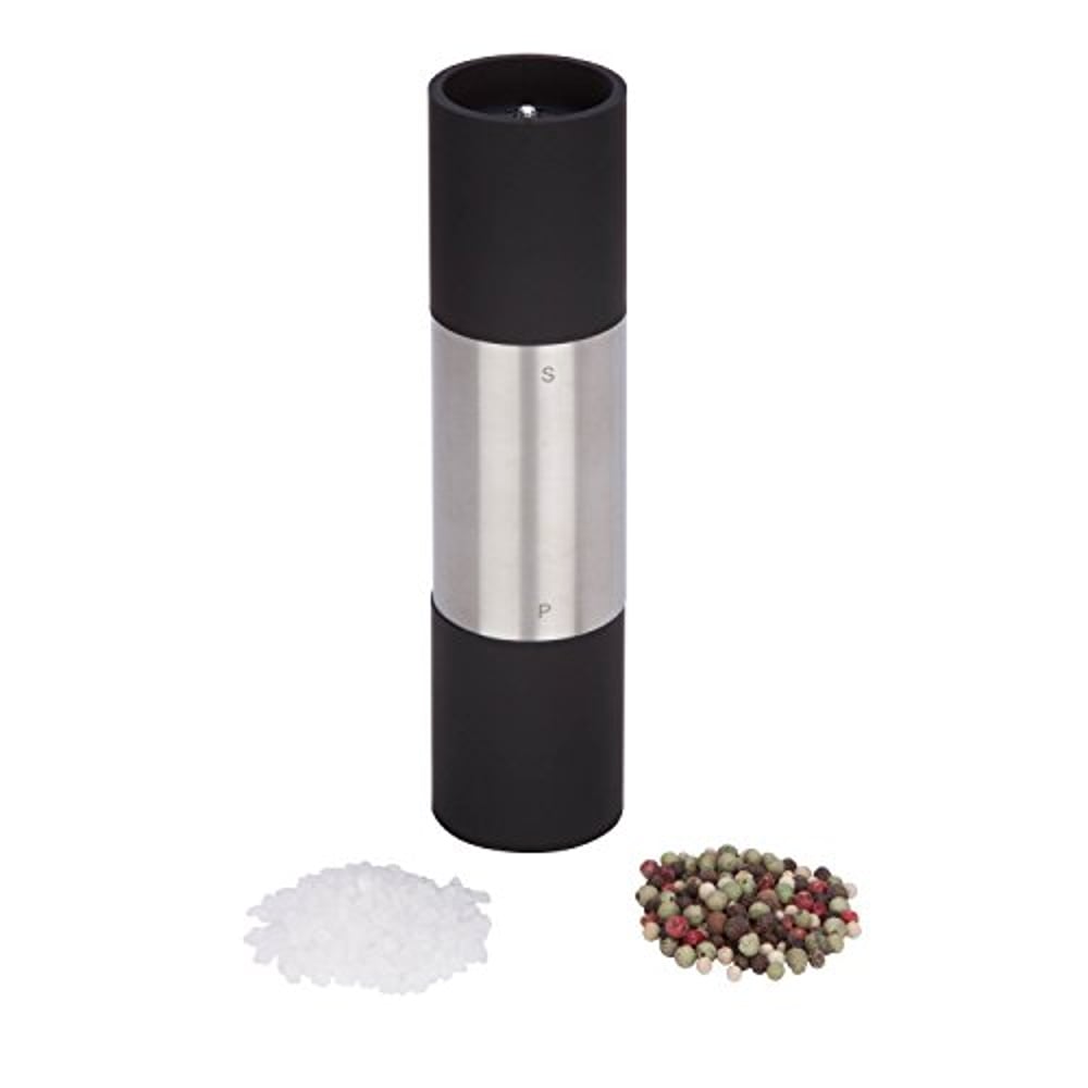 Buy HoneyCanDo Dual Mill Spice Grinder, Stainless Steel, Black Online