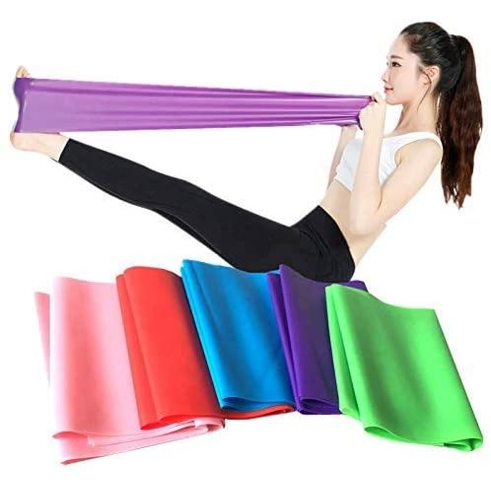 Marshal Fitness Flat Resistance Band, Elastic Exercise Equipment, Straight Stretching Fitness Training For Full Body Leg Marshal Fitness Flat Resistance Band, Elastic Exercise Equipment, Straight Stretching Fitness Training For Full Body Leg