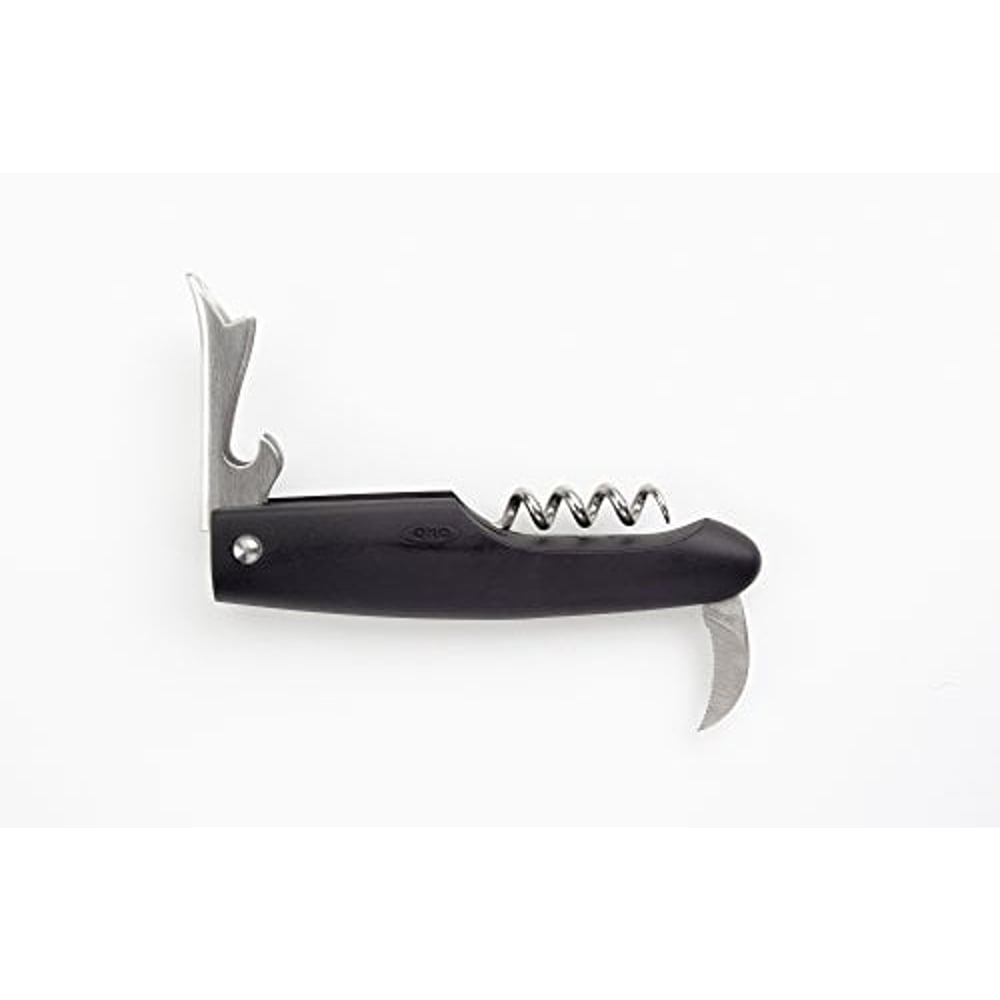 Oxo Good Grips 3-In-1 Waiter S Corkscrew With Soft Grip Handle