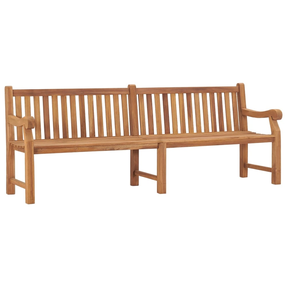 Vidaxl Garden Bench 228 Cm Solid Teak Wood