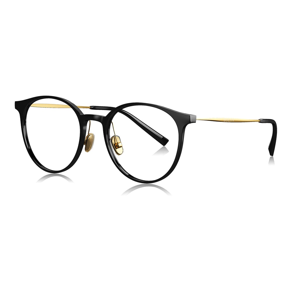 Bolon Round Black Frames Unisex BJ5009-B10-50