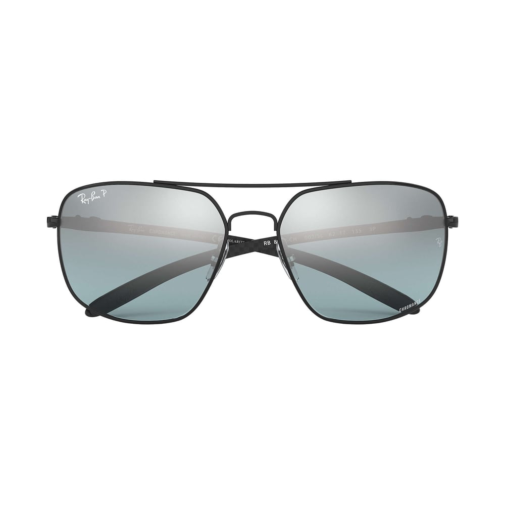 Ray-Ban Square Black Sunglasses Unisex RB8322CH 002/5L Ray-Ban Square Black Sunglasses Unisex RB8322CH 002/5L