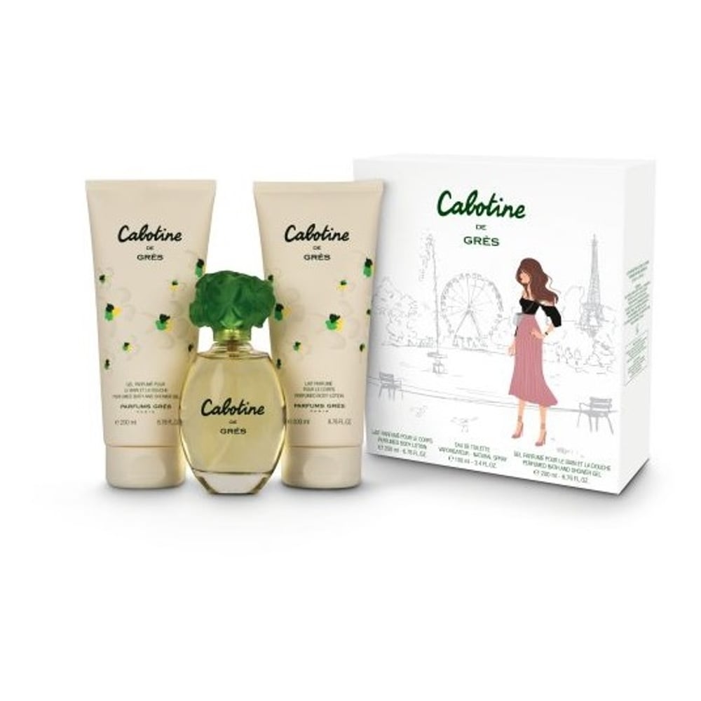 Cabotine De Gres EDT 100ml+200ml Body Lotion+200ml Gift Set Women