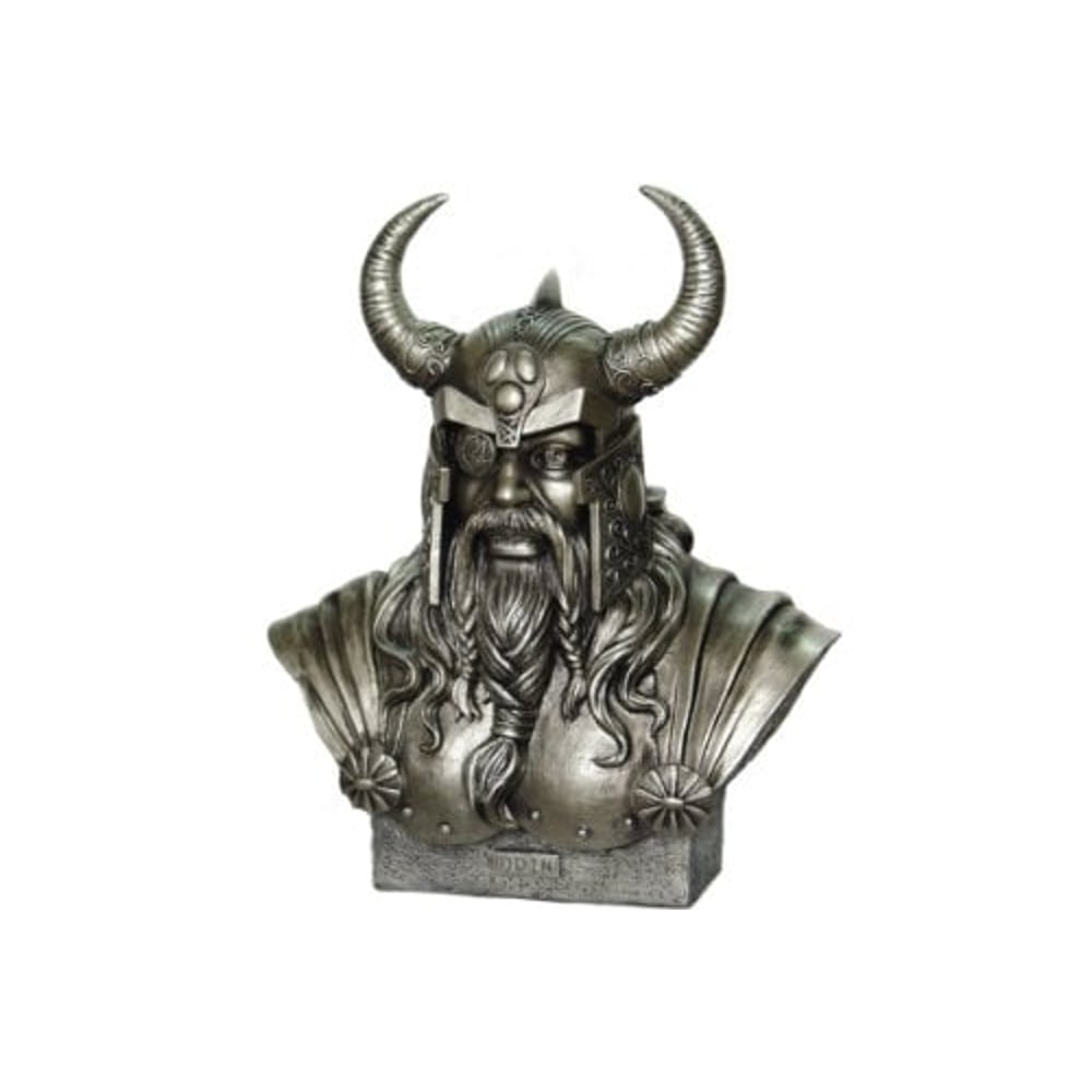 Ptc 11.75 Inch King Odin Warrior God Head And Bust Statue Figurine Ptc 11.75 Inch King Odin Warrior God Head And Bust Statue Figurine