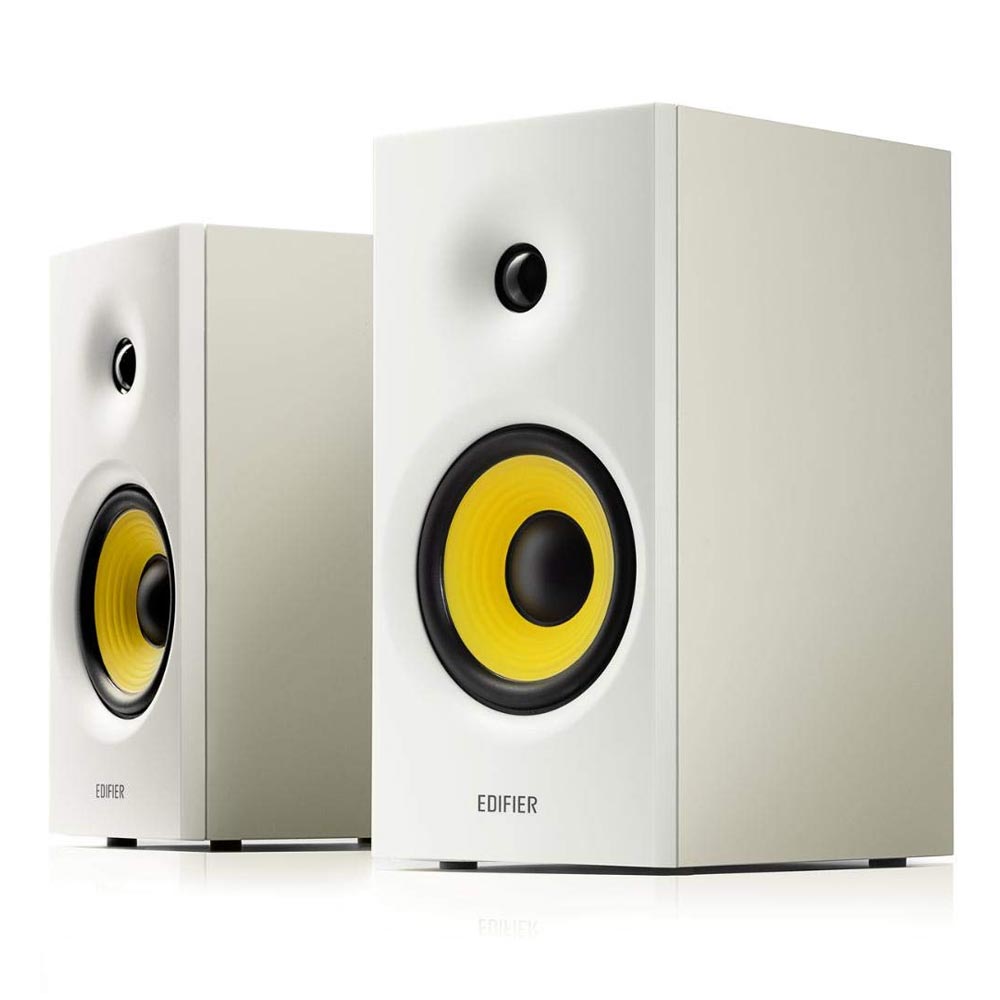 Edifier Bluetooth Active Bookshelf Speaker White R1080btwt Edifier Bluetooth Active Bookshelf Speaker White R1080btwt