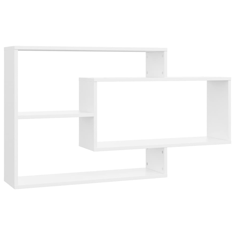 Vidaxl Wall Shelf White 104x20x58.5 Cm Engineered Wood Vidaxl Wall Shelf White 104x20x58.5 Cm Engineered Wood