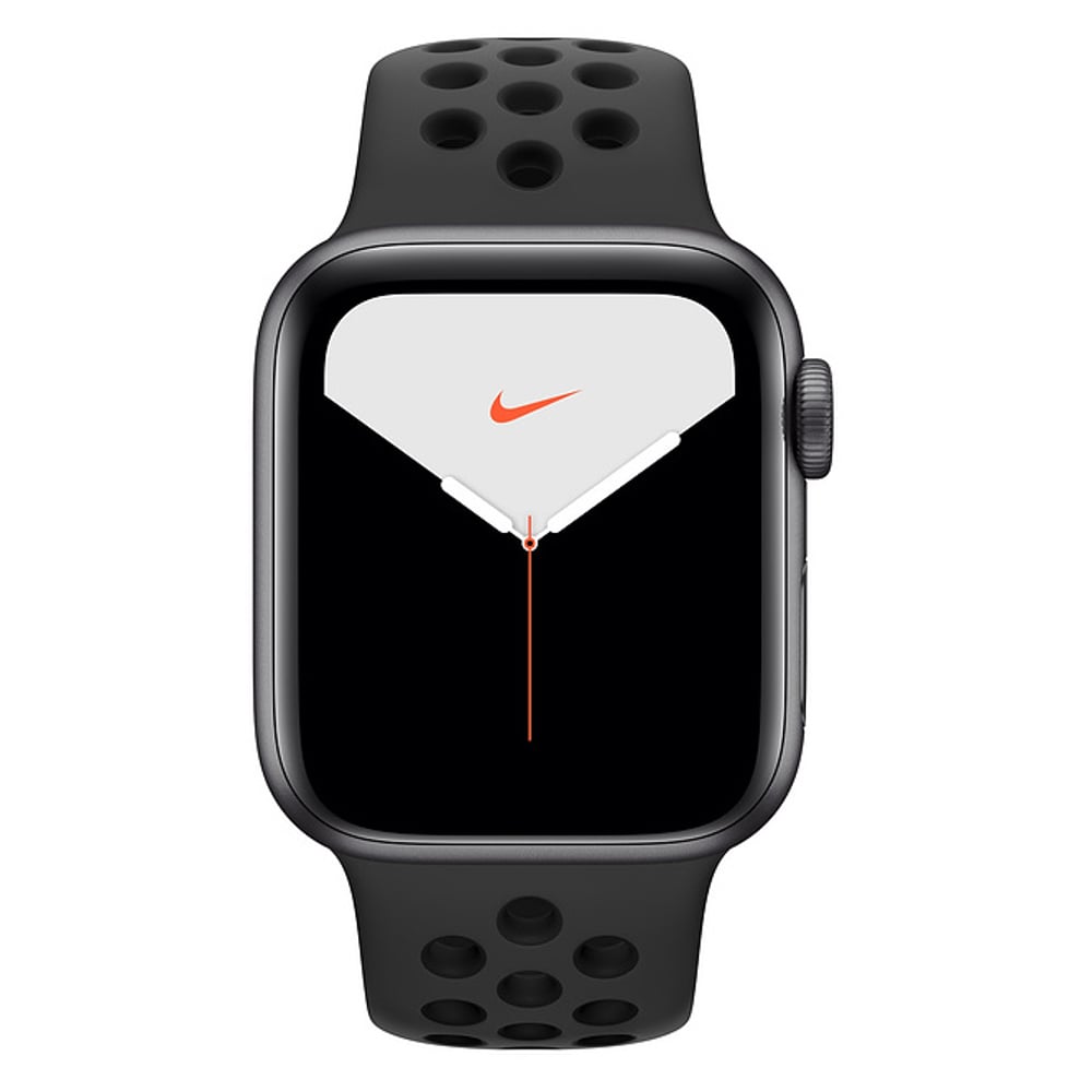 Apple Watch Nike Series 5 GPS + Cellular, 44mm Space Grey Aluminium Case with Anthracite/Black Nike Sport Band Pre order